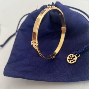 Tory Burch Logo Bracelet - Gold